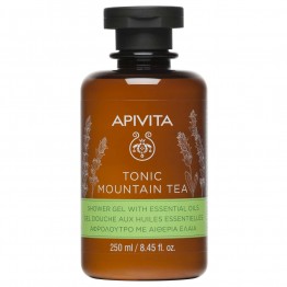 Tonic Mountain Tea Αφρόλουτρο με αιθέρια έλαια & Τσάι του Βουνού 250ml Αφρόλουτρα - Σαπούνια