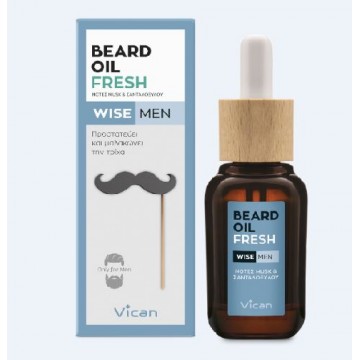 Wise Men Beard Oil Fresh 30ml Άντρας