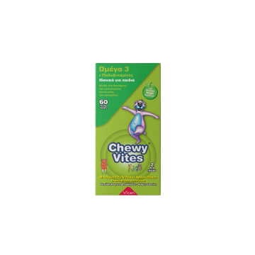 Chewy Vites Kids Omega 3 + Multivitamin 60τμχ Παιδί-Εφηβεία