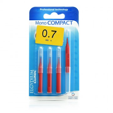 Clinic Monocompact 0.7mm 4τμχ Οδοντικο Νημα