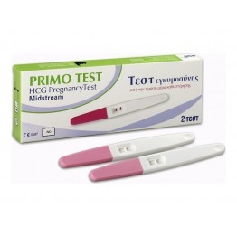 PRIMO TEST 2ΤΕΜ Τεστ Εγκυμοσυνης & Γονιμοτητας