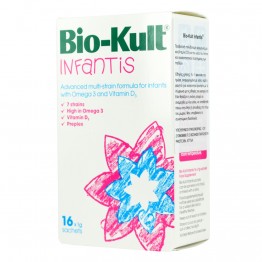 BIO-KULT Infantis Προβιοτική Πολυδύναμη Φόρμουλα για Βρέφη & Παιδιά με Ω3 Λιπαρά Οξέα & Βιταμίνη D3, 16 φάκελλοι x 1gr Προβιοτικά - Υπακτικά