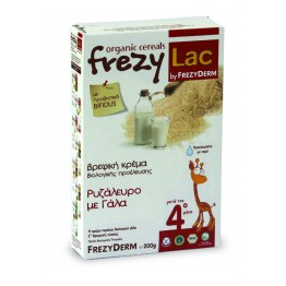 FrezyLac Organic Cereals  Ρυζάλευρο με Γάλα 200gr Διατροφη Μωρου