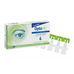 Optonic Οφθαλμικές σταγόνες με υαλουρονικό οξύ 10x0.5ml Οφθαλμικες Σταγονες & Μαντηλακια