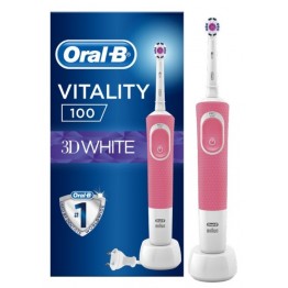 Vitality 3D White Ηλεκτρική Οδοντόβουρτσα Ροζ Στοματικη υγιεινη