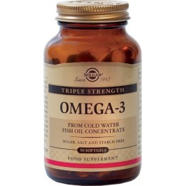 Omega-3 triple strength softgels 120s Συμπληρώματα Διατρ.