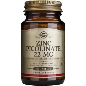 Zinc picolinate 22mg tabs 100s Ενέργεια-Τόνωση 