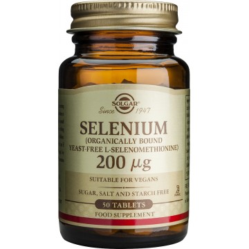 Selenium 200μg tabs 50s Μέταλλα