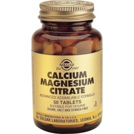 Calcium magnesium citrate tabs 50s Συμπληρώματα Διατρ.