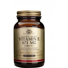 Vitamin E 1000IU softgels 50s Καρδιά-Κυκλοφορικό