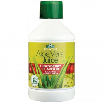 Aloe vera juice cranberry 500ml Πεπτικά Βοηθήματα