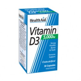 Vitamin D3 5000 iu 30 tabs Καρδιά-Κυκλοφορικό