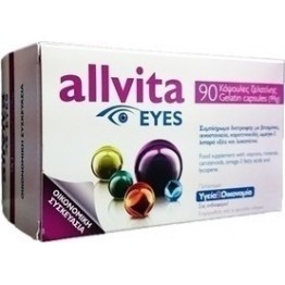 Allvita eyes Carotene-Ω3-Λυκοπενιο 90tabs Μάτια