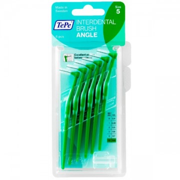 Tepe International Brush Angle No.5 Πράσινο 0.8mm 6 τεμάχια Οδοντικο Νημα Tepe International Brush Angle No.5 Πράσινο 0.8mm 6 τεμάχια Οδοντικο Νημα